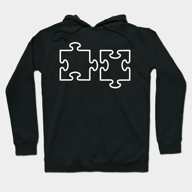 Jigsaw puzzle piece Hoodie by Designzz